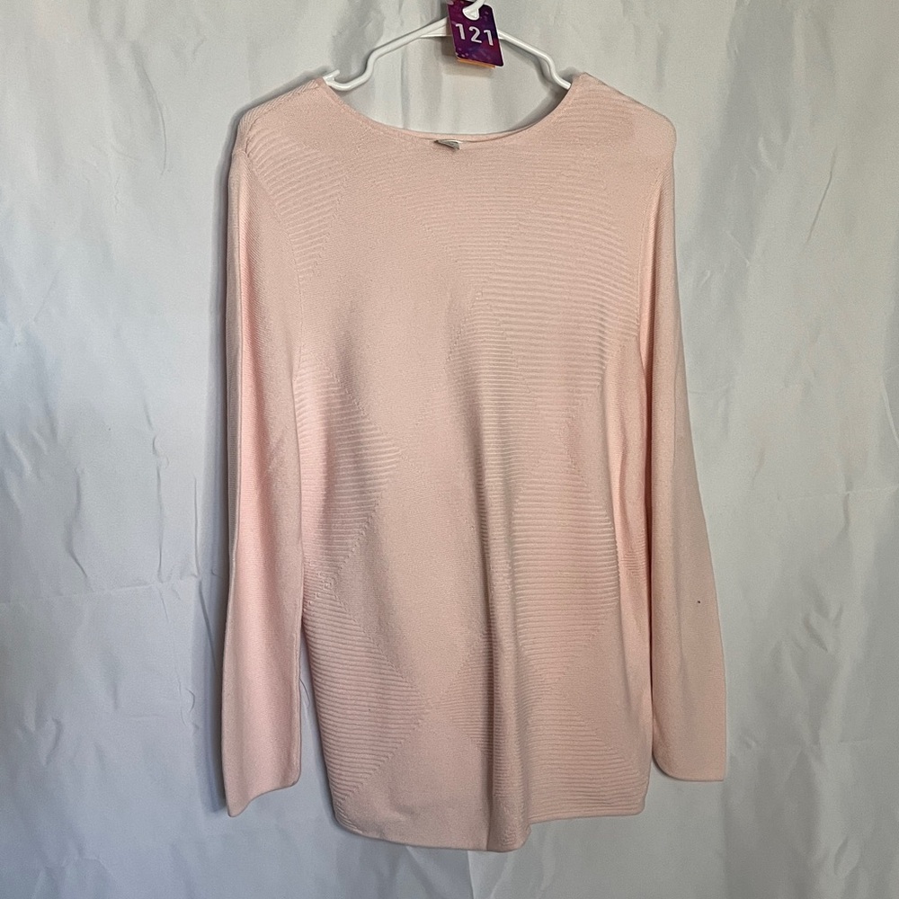 #121 Christopher & Banks, Baby Pink Sweater